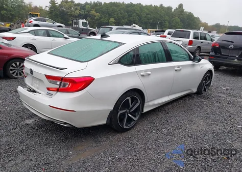 2022 Honda Accord Hybrid Sport z USA, uszkodzony, nr VIN 1HGCV3F27NA034738